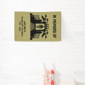 Ter nagedachtenis aan een begrafenis van een fiets spandoek (Insitu)