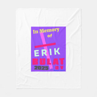 Ter nagedachtenis aan Erik Bulatov Fleece Deken