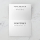 Ter nagedachtenis aan het Memorial Service Bulleti Kaart (Binnen)