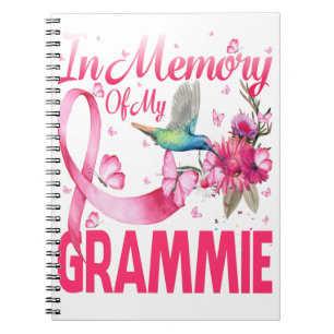 Ter nagedachtenis aan mijn Grammie kolibrie borstk Notitieboek
