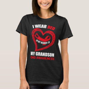 Ter nagedachtenis aan mijn kleinzoon CHD-BEWUSTZIJ T-shirt