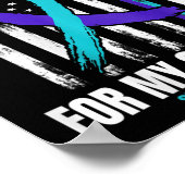 Ter nagedachtenis aan mijn kleinzoon, Flag Ba. Poster (Hoek)