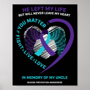Ter nagedachtenis aan mijn lieve oom Zelfmoordprev Poster