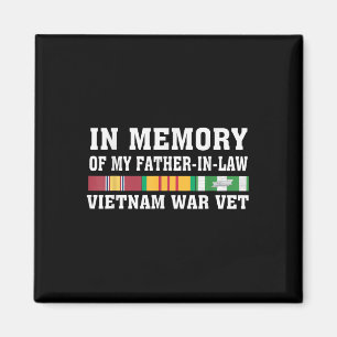 Ter nagedachtenis aan mijn schoonvader Vietnam-vet Magneet
