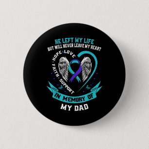 Ter nagedachtenis aan mijn vader Verlies van vader Ronde Button 5,7 Cm