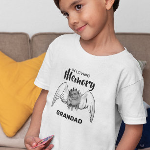 Ter nagedachtenis   Fotobord   Opa Kinder Shirts