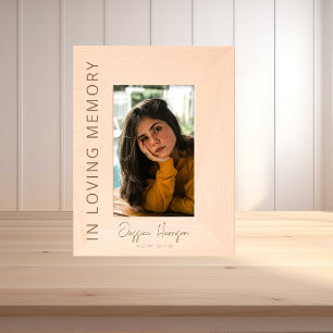 Ter nagedachtenis Fotohouder Gegraveerde Lijstjes