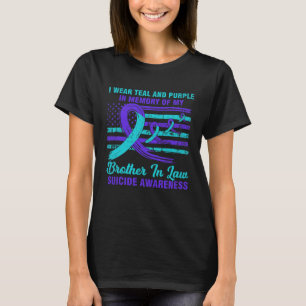 ter nagedachtenis van broer in de wet zelfmoordbew t-shirt