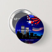 Ter nagedachtenis van de 11 Memorial Button Fallen (Voorkant /achterkant)