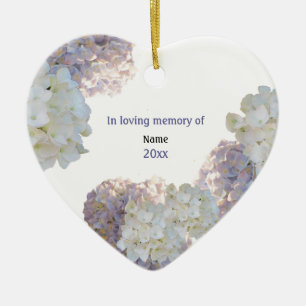 Ter nagedachtenis van een geliefd één Floral Ornam Keramisch Ornament