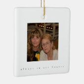 Ter nagedachtenis van kerstversiering keramisch ornament (Rechts)