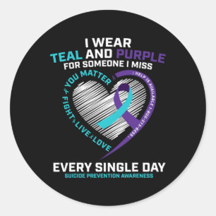 Ter nagedachtenis van Miss Son Mam Pap. Preventie  Ronde Sticker
