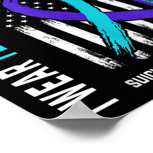 Ter nagedachtenis van papa's zelfmoordpreventie poster (Hoek)