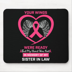 ter nagedachtenis van zuster in Law Breast Cancer Muismat