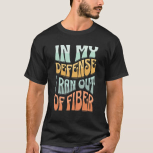 Ter verdediging liep ik op met Fiber Handspinnen T-shirt