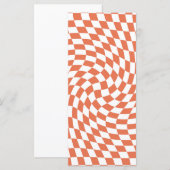 Teracotta Wedding Collectie Cheque op teracotta (Voorkant / Achterkant)