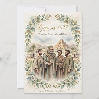 Terah Art Trading Card 5x7 - Genesis 11:27 Kaart