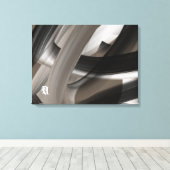 Tera's zachte fluistertrend abstracte kunst canvas afdruk (Insitu (Houten vloer))
