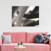 Tera's zachte fluistertrend abstracte kunst canvas afdruk (Insitu (Woonkamer))