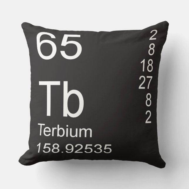 Terbium Kussen (Voorkant)