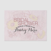 Tercaansicht Boeket Kunstwerk Gepersonaliseerd Tissuepapier (Voorkant)