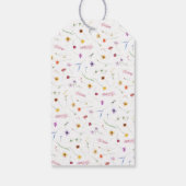 Tere Bruidsjurk Shower Cadeaulabel (Achterkant)