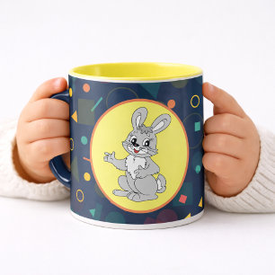 Tere konijn cartoon kinderillustratie mok
