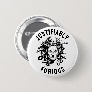 Terecht Woedend feat. Medusa Ronde Button 5,7 Cm