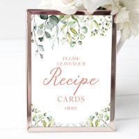 Terechte Groene Bruiloft Feest Recept Kaarten Bord