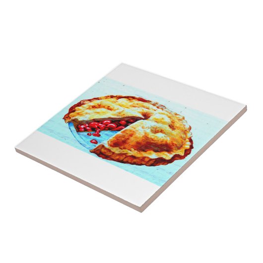 teremade kerspasteittegel tegeltje (Zijkant)