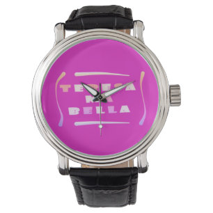 Teresa Bella maakte haar gemengde kleuren CHARM Ba Horloge