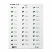 Teriffic Green Tractor Etiket (Full Sheet)