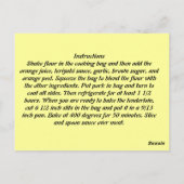 Teriyaki Pork Tenderloin Briefkaart (Achterkant)