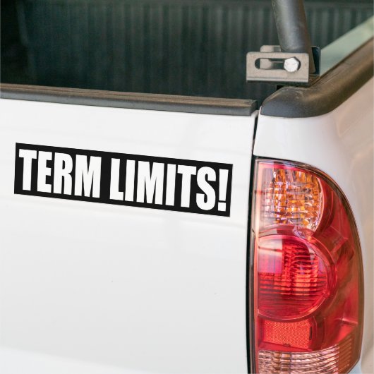 Term Limits NU! Bumpersticker (Op Truck)