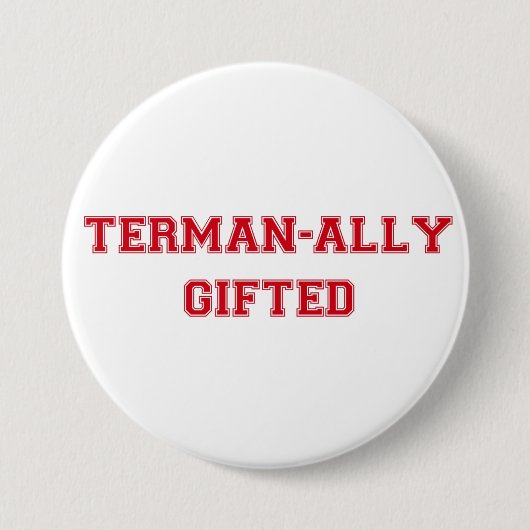 Terman-ally Gifted Button (Voorkant)