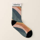 Terme Boho Wavy Lines Terracotta Personnalisé (Gauche intérieur)