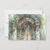 Terme Mariage intemporel avec/sans repas RSVP (Dos)
