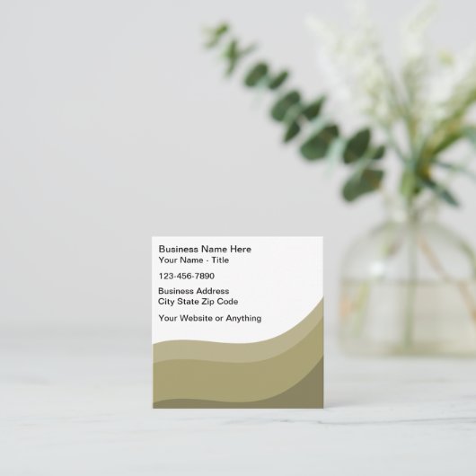 Terme moderne Carte de visite simple (Debout devant)