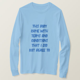 Termes et conditions T-shirt