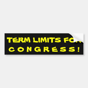 TERMIJNEN VOOR, C O N G R E S! BUMPERSTICKER