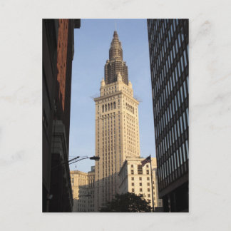 Terminal Tower, Uitzicht van Street Briefkaart