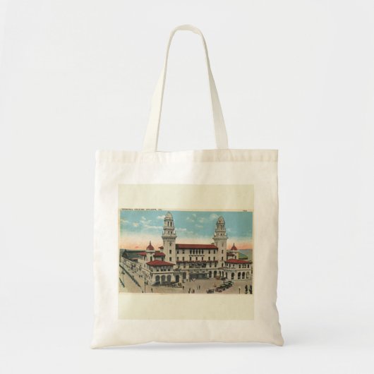 Terminal Train Station, Atlanta 1923 stijl Tote Bag (Voorkant)