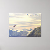 Terminal Velocity Peregrine Falcon Canvas Afdruk (Voorkant)