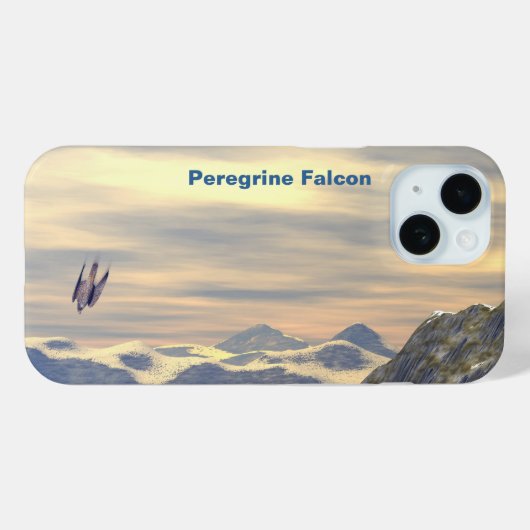 Terminal Velocity Peregrine Falcon Case-Mate iPhone Case (Achterkant (horizontaal))