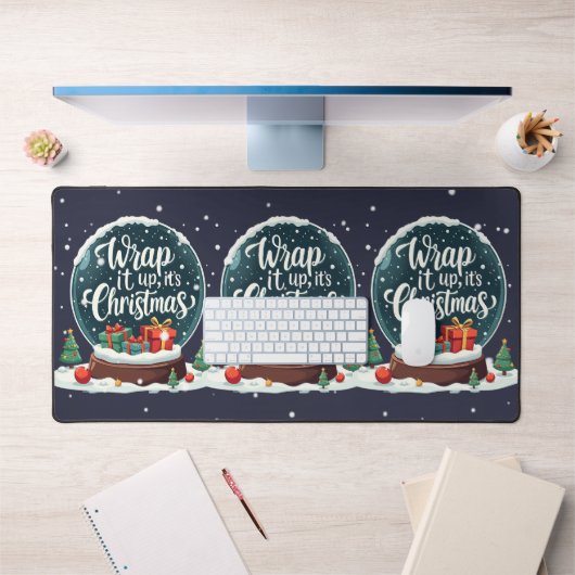 Terminer C’est Noël Snow Globe Design (Bureau 1)