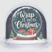 Terminer C’est Noël Snow Globe Design (Avant)