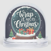 Terminer C’est Noël Snow Globe Design (Arrière)