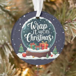 Terminer C’est Noël Snow Globe Design