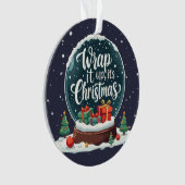 Terminer C’est Noël Snow Globe Design (devant)