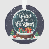 Terminer C’est Noël Snow Globe Design (devant)